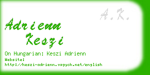 adrienn keszi business card
